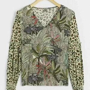 Anthropologie Bl-nk London Sibley Mock Neck Top Size Small NWT $98